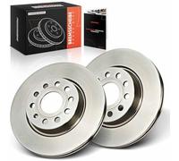 Frankberg Juego de discos de freno Incluido. 2x Discos de freno delanteros ventilados diámetro280mm Compatible con A3 8P1 Leon 1P1 A3 Sportback 8PA Golf Plus 521 5M1 Replace# 5C0615301,1K0615301AC