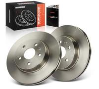 Frankberg Juego de discos de freno para eje trasero izquierdo y derecho, compatible con Insignia A G09 1.4L 2011-2017 9-5 YS3G 1.6L 2010-2012 Camaro 2.0L 2016-2023 Replace# 13502199