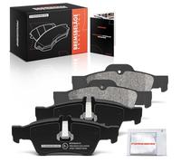 Frankberg Juego de pastillas de freno compatibles con CLS C218 CLS 220-CLS 500 2.1L-4.7L 2011-2017 Clase E W211 E200-E500 1.8L-5.5L 2002-2008 Clase S W220 S320-S600 Replat ce# A0 004230230