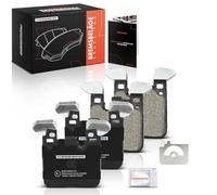 Frankberg Juego de pastillas de freno con 4 pastillas de freno traseras compatibles con 1 F20 Serie 3 Touring F31 2 Cabriolet F23 Serie 3 F30 F80 Replace# 34216855474,34216876422