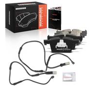 Frankberg Juego de pastillas de freno incl. 4x pastillas de freno delanteras Compatible con 3er Touring F31 2 Cabriolet F23 4 Gran Coupé F36 3 Gran Turismo F34 3er F30 F80 Reemplazo# 34116854126