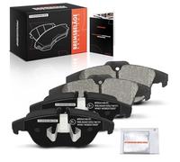 Frankberg Juego de pastillas de freno, indicador de advertencia de desgaste, eje trasero, compatible con Clase C W204 C180-C350 2007-2014 Clase E Cabriolet A207 E200-E550 2010-2016 Replace# 0054200720