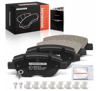 Frankberg Juego de pastillas de freno para eje delantero compatible con Doblo MPV 119 223 1.2L-1.9L 2005-2010 Panda Kasten/Hatchback 169 1.2L 2004-2006 Corsa D S07 1.0L-1