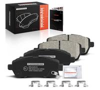 Frankberg Juego de pastillas de freno para eje delantero izquierdo y derecho, compatible con Fiesta Stufenheck 1.6L 2015-2023 KA+ FK UK 1.2L 1.5L 2016 - 2023 KA+ Stufenheck FK TK 1.2L 2016-2023