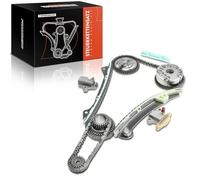 Frankberg Kit Cadena distribución Compatible con Qashqai +2 I J10 NJ10 2.0 Qashqai +2 I J10 NJ10 2.0 AWD Tiida Compacto C11 1.8 X-Trail T31 2.0 4x4 X-Trail T31 2.0 FWD Replace# 13024CK82A,130281KC0A