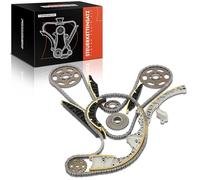 Frankberg Kit de Cadena distribución Compatible con T.o.u.a.r.e.g 7P5 7P6 3.0L Q5 8RB 3.0L A6 Avant 4G5 4GD 3.0L A6 Allroad 4GH 4GJ 3.0L A4 Allroad 8KH 3.0L Replace# 059109229AA