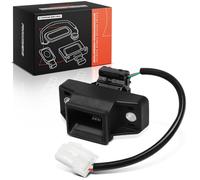 Frankberg Manilla del portón trasero Interruptor Cerradura de la puerta Compuerta trasera 2 Polos Compatible con Kubistar Furgoneta X76 Kangoo KC0/1 Kangoo Express FC0/1 Replace# 7700308997