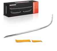 Frankberg Moldura decorativa del parachoques brillante Siber Plástico con Herramienta rascadora Parte trasera izquierda Compatible con Clase C T-Model S204 Replace# 2048853421