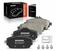 Frankberg Pastillas de freno delanteras compatibles con Clase C W205 C160 1.5L-1.6L 2015-Clase E T-Model S213 E200 D 1.6L-2.0L 2016-Hoy Replace# 0084203620