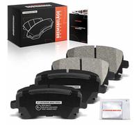 Frankberg Pastillas de freno para eje trasero compatible con Transporter V Bus 7EB 7EJ 7HB 7HJ 1.9L-3.2L 2003-2009 Multiv.an V 7EF 7EM 7EN 7HF 7HM 7HN 1.9L-3.2L 2003-2009 Replace# 7H0698455 1