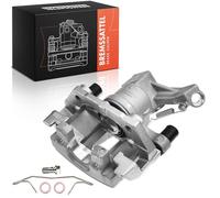 Frankberg Pinza de freno Parte trasera izquierda fundición de alumin.io con Soporte (Distancia entre agujeros del Soporte 90mm) Compatible con Vectra C Vectra C CC 9-3 9-3 cabrio 93172182