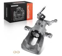 Frankberg Pinza de freno Trasera derecha Aluminio Compatible con Octav.i.a III Combi 5E5 5E6 Leon 5F1 Leon ST 5F8 Octav.i.a III 5E3 NL3 NR3 Leon SC 5F5 Replace# 5Q0615424A