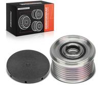 Frankberg Polea Alternador Rueda Libre Alternador con 7 Ranuras Compatible con Qashqai +2 I Pathfinder III EX FX M Q70 QX50 I QX70 X-Klasse Navara NP300 Navara Replace# 535023910