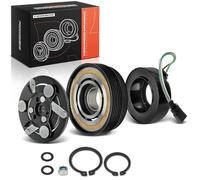 Frankberg Polea motriz + Polea de correa + Bobina magnética SD7V16 Compatible con A3 8L1 Polo 6N1 Golf IV 1J1 B.o.r.a 1J2 Ibiza II 6K1 Replace# 1J0820803L