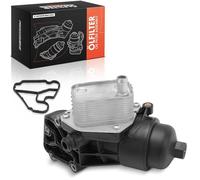 Frankberg Radiador de aceite Aceite de Motor Carcasa del filtro de aceite Diesel Compatible con i20 PB PBT i30 FD GD i40 VF iX20 JC Accent III MC Replace# 263102A520