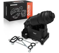 Frankberg Radiador de aceite Aceite de Motor Carcasa del filtro de aceite Diesel Compatible con Serie 1 F20 F21 Serie 3 E90 F30 F80 2 Coupé F22 F87 Serie 5 F10 X1 E84 Replace# 11427800066