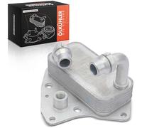 Frankberg Radiador de aceite Aceite de Motor Radiador Diesel Compatible con cono 955 BR.A.Vo II 198 Doblo Cargo 263 Linea 110 323 Delta III 844 Combo Tour X12 Replace# 55208626