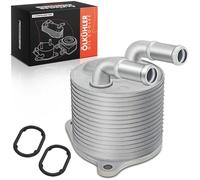Frankberg Radiador de aceite Aceite de Motor Radiador Gasolina/Diesel Compatible con 2 Active Tourer F45 2 Gran Tourer F46 X1 F48 X2 F39 Replace# 24148699905
