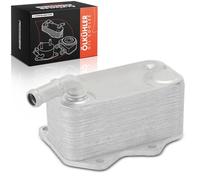 Frankberg Radiador de aceite Compatible con P.a.s.s.a.t 3C2 O.c.t.a.v.i.a II 1Z3 A3 8P1 A3 Sportback 8PA A4 8EC A4 Avant 8ED A4 cabrio 8HE A6 4F2 A6 Avant 4F5 Replace# 06D117021C