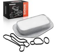 Frankberg Radiador de aceite del Motor Gasolina Compatible con Zafira/Zafira Family B A05 1.6L Astra H Twintop A04 1.8L Astra H GTC A04 1.6L Astra H CaR.A.Van A04 1.6L Astra H A04 1.8L 55571687