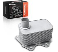 Frankberg Radiador de aceite Radiador de aceite del Motor Compatible con A4 Avant 8K5 1.8L Golf VI 5K1 2.0L Q3 8UB 8UG 2.0L O.c.t.a.v.i.a II Combi 1Z5 1.8L A4 8K2 1.8L Replace# 06J117021D