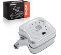 Frankberg Radiador de aceite Radiador de aceite del Motor Compatible con Ibiza III 6L1 1.4L Golf V Variante 1K5 1.9L Golf IV 1J1 1.9L Transporter V Bus 7EB 7EJ 7HB 7HJ 1.9L A4 8D2 1.8L 028117021B