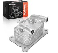 Frankberg Radiador de aceite Radiador de aceite del Motor Gasolina Compatible con Qashqai II SUV J11 J11 Duster HM S.a.n.d.e.r.o III Clio V B7 Kadjar HA HL Replace# 2820700079