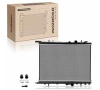 Frankberg Radiador de refrigeración por agua Compatible con 2008 I CU 1.2L 206+ 2L 2M 1.4L 206 CC 2D 2.0L 307 Break 3E 1.6L 307 CC 3B 2.0L Replace# 133038