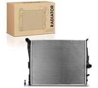 Frankberg Radiador de refrigeración por agua Compatible con X3 E83 2.5L 3.0L Gasolina 2006-2008 Replace# 17113414986