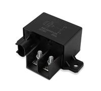 Frankberg Relé compatible con vehículos universales para coches, scooters, motocicletas, relé especial de vehículos de 12 V, 150 A, 4 pines con soporte de plástico con resistencia, 1 pieza de repuesto