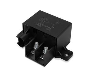 Frankberg Relé compatible con vehículos universales para coches, scooters, motocicletas, relé especial de vehículos de 12 V, 150 A, 4 pines con soporte de plástico con resistencia, 1 pieza de repuesto