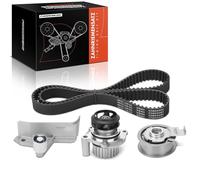 Frankberg Rodillo tensor de correa dentada compatible con A4 2001-2009 A6 Timing Belt Kit with Water Pump 1.8 Replace# KP85491XS-1