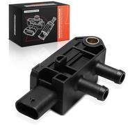 Frankberg Sensor de presión de escape Transductor de presión diferencial 3-Polos Compatible con M.u.l.t.i.v.a.n VI SGF SGM SGN SHM SHN Golf VII Variante BA5 BV5 Replace# 04L906051L