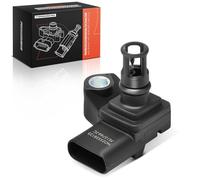 Frankberg Sensor de presión del colector de admisión Presión de sobrealimentación 4-Polos Compatible con Astra K B16 Adam M13 Cascada W13 Mokka/Mokka X J13 Corsa E X15 Replace# 55569992