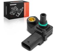 Frankberg Sensor de presión del tubo de aspiración 3-Polos Compatible con X3 F25 Serie 3 Touring F31 Serie 5 Touring F11 X1 E84 X3 E83 Replace# 7804742
