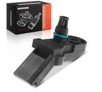 Frankberg Sensor de presión del tubo de aspiración 4-Polos Compatible con 207 WA WC 307 Break 3E 206 CC 2D 206 Compacto 2A/C C2 JM Replace# 0261230043