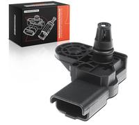 Frankberg Sensor de presión del tubo de aspiración 4-Polos Compatible con M.i.n.i R56 207 CC WD 308 CC 4B M.i.n.i cabrio R57 M.i.n.i Clubman R55 Replace# 13627535069