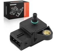 Frankberg Sensor de presión del tubo de aspiración Compatible con Serie 5 Touring E39 X5 E53 Serie 3 E46 Serie 5 E39 Serie 3 Touring E46 Replace# MS091