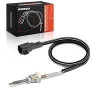 Frankberg Sensor de temperatura de gases de escape después del filtro de partículas de hollín 2 Polos Compatible con Tourneo Custom V362 Bus F3 2012-2015 Transit Custom V362 Furgoneta BK2A12B591AB