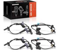 Frankberg Sensor de velocidad ABS compatible con Civic IX 2012-2016 ABS Sensor Front and Rear Set of 4 PCS Replace# 57455-TV0-E02