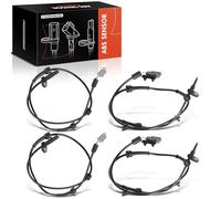 Frankberg Sensor de velocidad ABS compatible con Teana 2008-2013 ABS Sensor Front and Rear Set of 4 PCS Replace# 47910JN00A