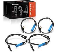 Frankberg Sensor de velocidad ABS compatible con X3 2004-2010 ABS Sensor Front and Rear Set of 4 PCS Replace# 34523405906