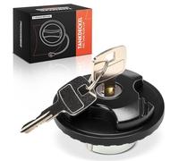 Frankberg Tapa de depósito compatible con Daily 1999-2011Nemo 2008-2024Ducato Fuel Tank Filler Cap W/2 keys Black Replace# 5801409020