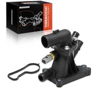 Frankberg Termostato Carcasa del termostato 92°C Compatible con Fiesta VI/VII Ecosport Focus III B-Max C-Max II Mondeo V Tourneo Courier Replace# CM5G9K478FA, CM5G9K478GA