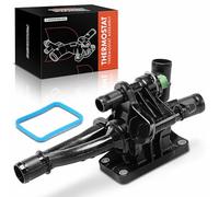 Frankberg Termostato de refrigerante 2 polos Compatible con Berlingo B9 Focus III C2 JM C4 LA Jumpy VF7 B-Max JK C-Max DM2 Ecosport Galaxy WA6 S-Max WA6 207 CC WD Replace# 9660660380