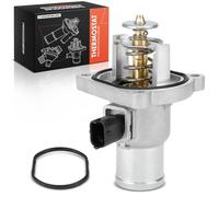 Frankberg Termostato de Refrigerante 2 Polos Gasolina Compatible con Aveo Compacto T300 Cruze J300 Orlando J309 Trax Astra J P10 Insignia A G09 Replace# 55597008