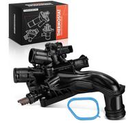 Frankberg Termostato de Refrigerante 82°C 2 Polos Compatible con C3 207 Berlingo C4 I C4 308 I 308 CC 3008 5008 Partner DS3 Replace# 9808646980