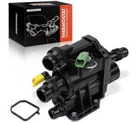 Frankberg Termostato de Refrigerante Gasolina Compatible con C3 II SC C3 III SX C4 II NC DS3 SA Crossland X P17 P2QO 2008 I CU 3008 SUV M4 MC MJ MR Replace# 9807198480