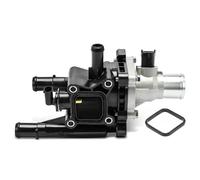 Frankberg Termostato refrigerante regulador de refrigerante compatible con A8 2011-2012 RS5 S5 Termostato Housing Assembly 4.2L Replace# 079121115AA