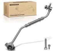 Frankberg Tubería de alimentación de aceite del turbo Compatible con Serie 1 cabrio E88 Serie 1 Coupé E82 Serie 3 E90 Serie 3 cabrio E93 Serie 3 Coupé E92 Serie 3 Touring E91 Serie 7 11427562798
